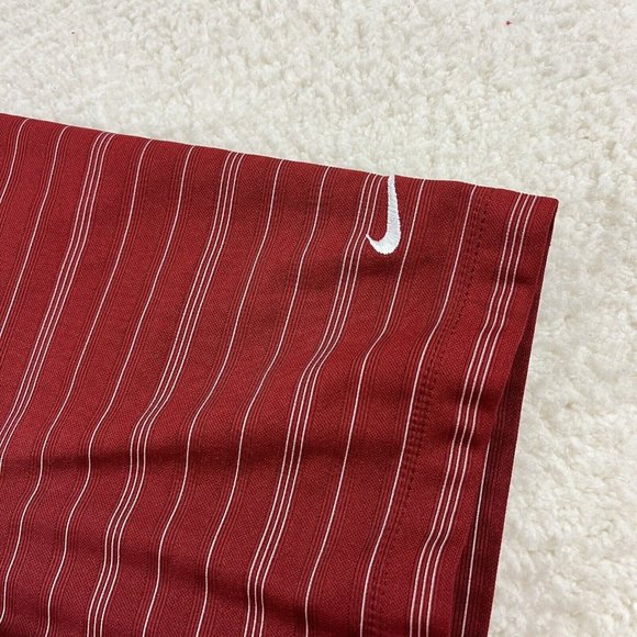 Nike Golf Polo Shirt Mens XL Red Dri Fit Lightweight Golfer Casual - Picture 5 of 9